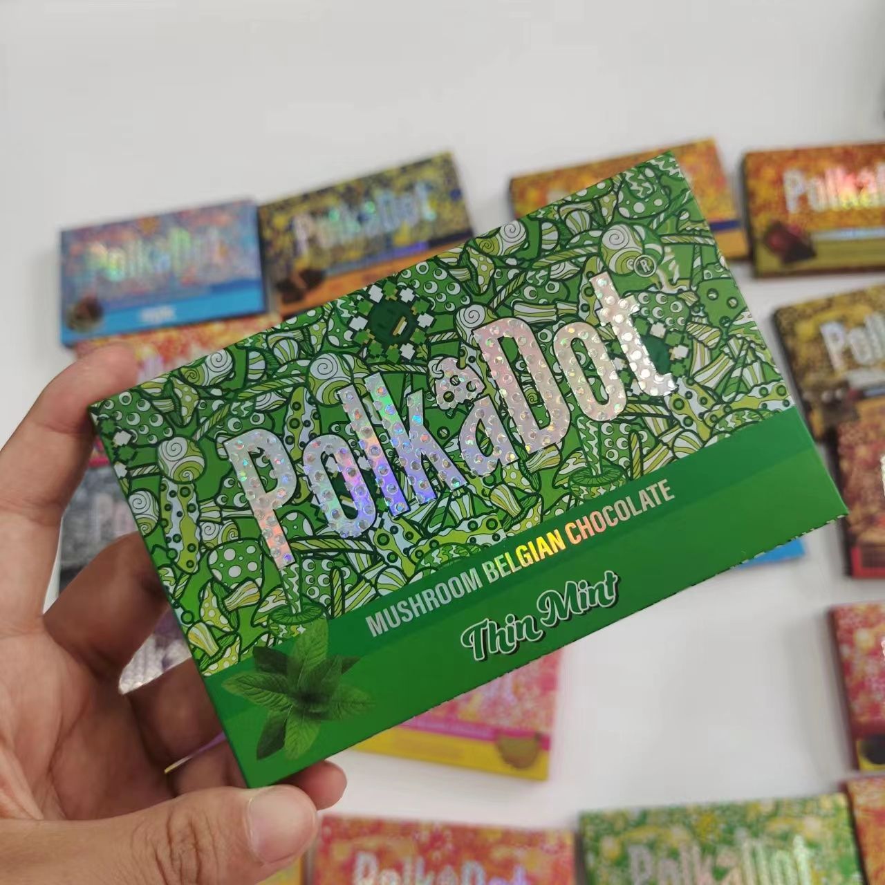 Buy Polkadot Mushroom Chocolate Bar Online. 